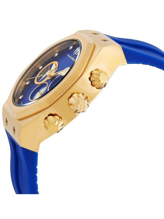 NWT Technomarine Reef Sun Chronograph Quartz Blue Dial Men\'s Watch